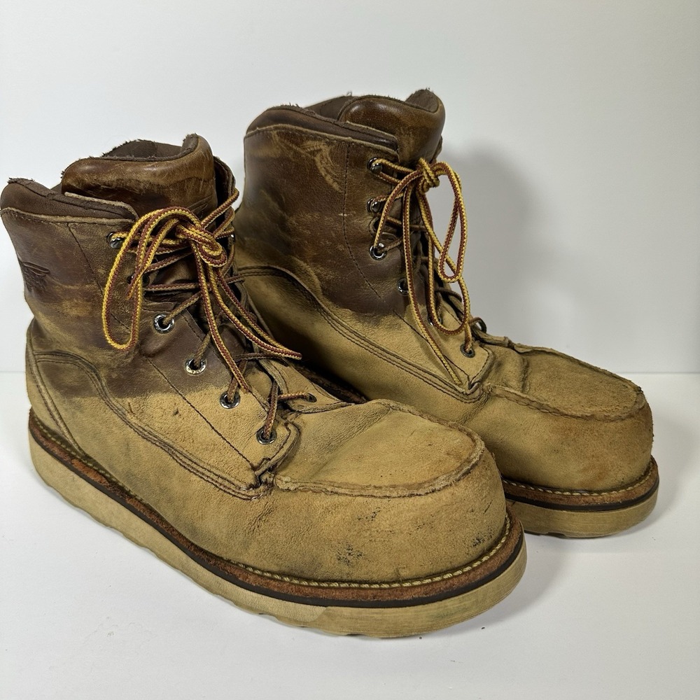 Red Wing 2440 Traction Tred Lite Composite Moc Toe Boots Size 10.5 ASTM F2413-18